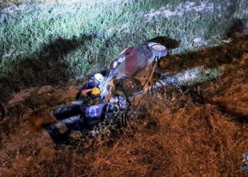 Incidenti stradali: auto plana e si ribalta in un campo a Mdina