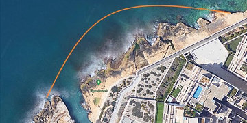Mare inquinato a Sliema, scatta il divieto di balneazione nei pressi della Pet Friendly Beach di Tigné Point