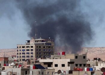 Attacco terroristico all'Accademia militare di Homs - Photo credit Red Phoenix News su Twitter