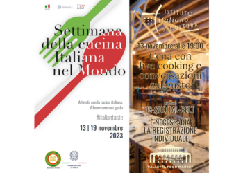 Settimana della Cucina Italiana nel Mondo: per l’ottava edizione cena live cooking e conversazioni sul gusto