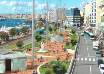 L’area di Sliema Ferries pronta a rifarsi il look: al posto dei parcheggi alberi e arredi urbani