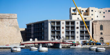 A Birgu “spunta” il nuovo ponte pedonale di Fort Sant’Angelo