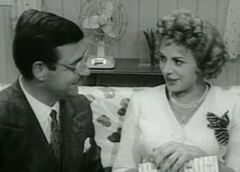 Sandra Milo con François Périer in La visita di Antonio Pietrangeli (1963) - Photo credit: Wikipedia