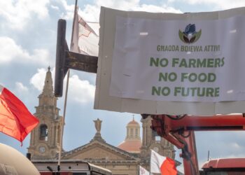 Gli agricoltori tornano a manifestare: domani il corteo da Ta’ Qali a Valletta