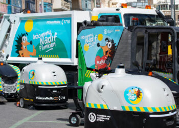 Nuove attrezzature e mezzi per la pulizia urbana a Paceville, St. Julian’s e Sliema