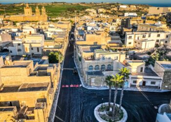 Conclusi i lavori lungo la strada che collega Qala alla spiaggia di Hondoq ir-Rummien