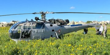 Elicottero delle Forze Armate “costretto” ad atterraggio di emergenza a Qrendi