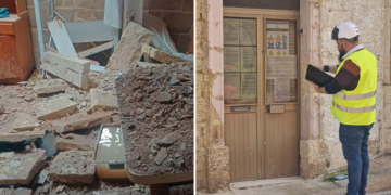 Arriva lo “stop” ai lavori in un cantiere di Qormi; a dicembre causarono il crollo del tetto di un’abitazione limitrofa