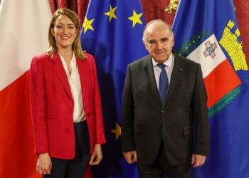 George Vella incontra Roberta Metsola al Palazzo del Gran Maestro
