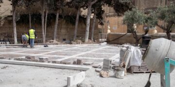 Il parcheggio di fronte alla chiesa parrocchiale di Rabat sarà presto trasformato in zona pedonale