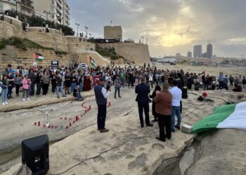 Il grido disperato degli attivisti: «Fermate il genocidio in Palestina»