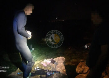 Due subacquei sorpresi a praticare pesca notturna di frodo a Mellieha