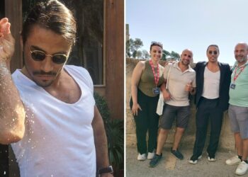 Salt Bae pizzicato a Valletta