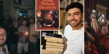 L’ondata di blackout persiste ma non “spegne” lo spirito di festa né il sarcarsmo