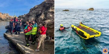 Tre persone soccorse dalla Protezione Civile a Wied iz-Zurrieq e Mellieha