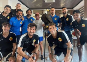L’aquila della Lazio in “trasferta” a Malta