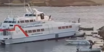 Traghetto veloce Gozo-Malta si schianta contro una barca ormeggiata a Mgarr
