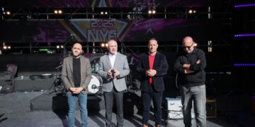 Valletta pronta per festeggiare il Capodanno: ultimi preparativi sul palco in St. George’s Square