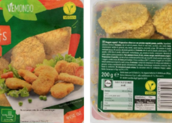 Pericolo pezzi di plastica nei nuggets vegetali, richiamati lotti a marchio Vemondo