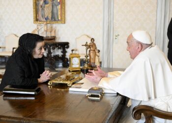Myriam Spiteri Debono incontra Papa Francesco in Vaticano