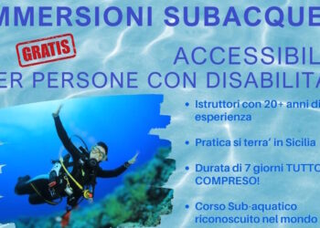 Immersioni senza barriere: corso di subacquea in Sicilia per persone con disabilità