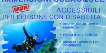 Immersioni senza barriere: corso di subacquea in Sicilia per persone con disabilità