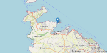 Terremoto di magnitudo 3.5 scuote Malta; epicentro vicino a Mellieha