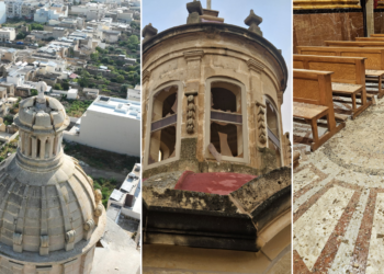 Maltempo sorprende Gozo: fulmini colpiscono due chiese a Xewkija e Victoria