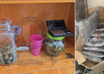 Sequestrati quindici chili di cannabis in una casa a Gozo: 36enne italiano in manette