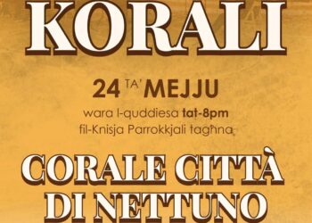 La Corale Città di Nettuno vola a Malta per un concerto nella chiesa di Sant’Anna