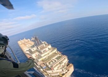 Emergenza in mare: evacuazione medica d’urgenza da nave trasporto bestiame