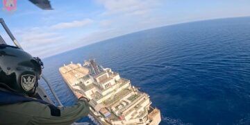 Emergenza in mare: evacuazione medica d’urgenza da nave trasporto bestiame