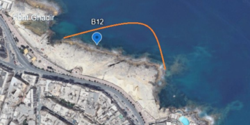 Acque contaminate a Sliema, bagni sconsigliati in un tratto di costa