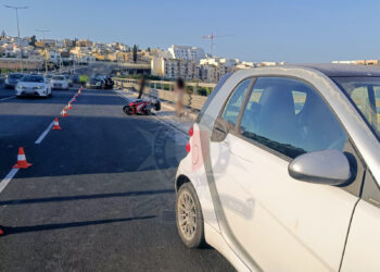 Incidente stradale a Msida, motociclista gravemente ferito