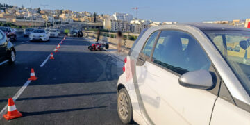 Incidente stradale a Msida, motociclista gravemente ferito