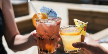 cocktail, drink, festa, boat party