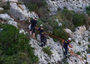 Escursionisti tratti in salvo dalla Protezione Civile a Wied Babu