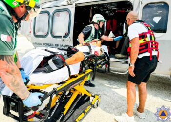 Giovane turista precipita nella zona di Riviera Bay: grave in ospedale