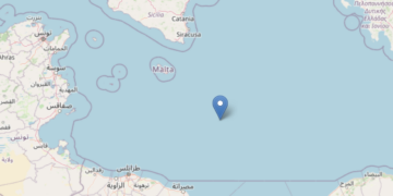 Terremoto nel cuore del Mediterraneo, scossa di magnitudo 5.0 avvertita anche a Malta
