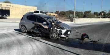 Incidente tra auto e scooter a Zurrieq; 61enne gravemente ferito