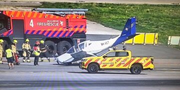 Atterraggio d’emergenza all’aeroporto di Malta: salvi i due a bordo