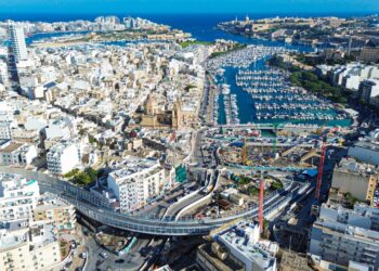 Msida Creek, taglio del nastro per il nuovo cavalcavia: aprirà al traffico dalla mezzanotte