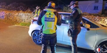 Controlli stradali, a dicembre raffica di multe