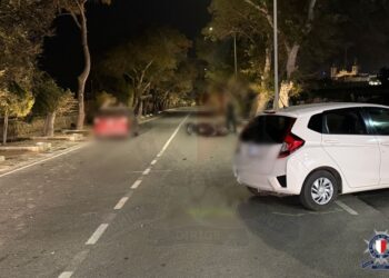 Schianto tra tre veicoli a Zejtun, ferito un motociclista