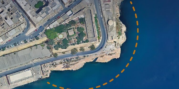 Rischio caduta massi in un’area del Grand Harbour: scatta l’allerta per kayak e piccole imbarcazioni