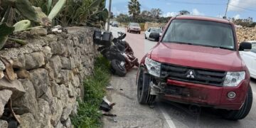 Scontro tra auto e moto a Marsascala, due feriti gravi