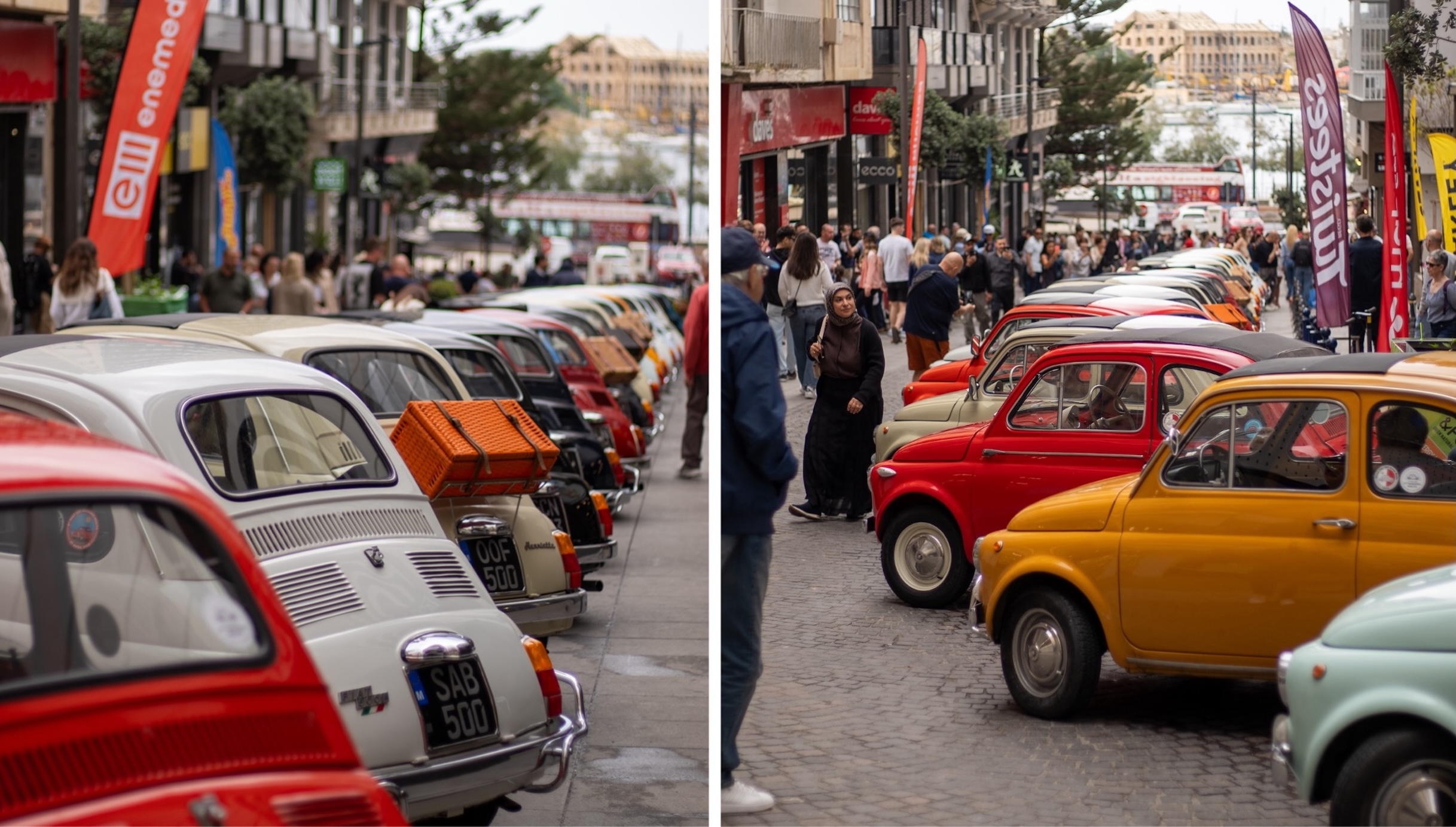 A Sliema trionfa il mito della Fiat 500: successo per la sesta edizione del Raduno