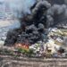 Vasto incendio devasta centro di autodemolizione a Zebbug, in fiamme decine di veicoli