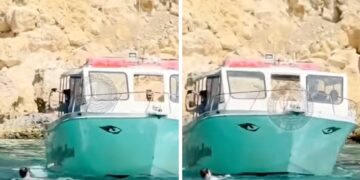 Bagnante evita per un soffio una barca a Comino, video riaccende l’allarme sulla sicurezza in mare