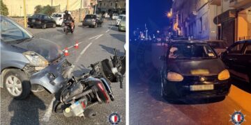 Doppio incidente sulle strade locali: grave una donna, ferito un motociclista